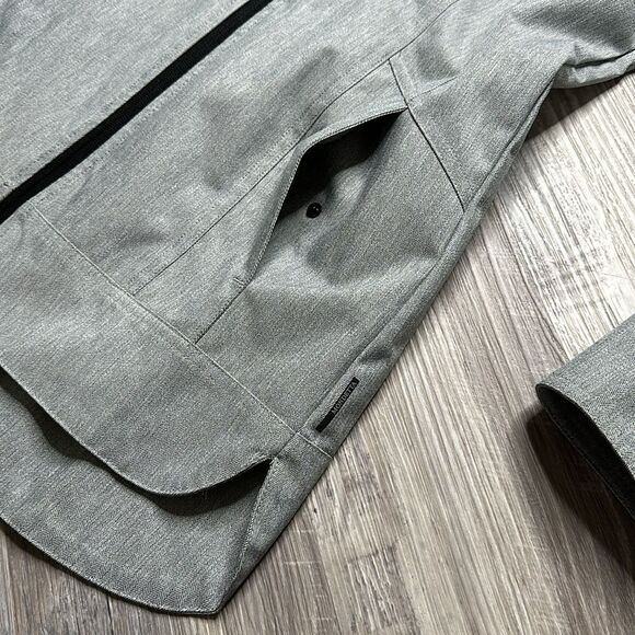 MONDETTA | 💨 windbreaker | gray & black | XS | like new, no flaws | 1596 - Picture 2 of 15